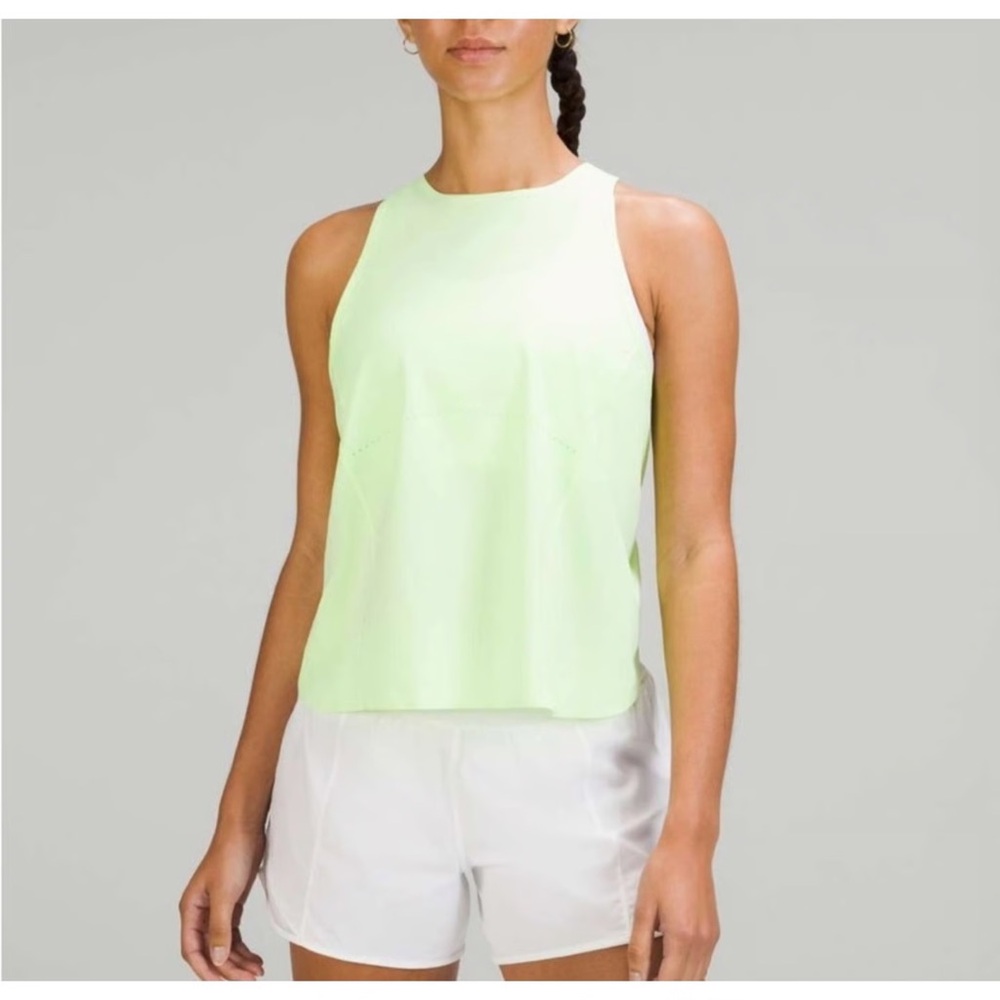 Women's Lime Green/Neon Yellow Sleeveless Top